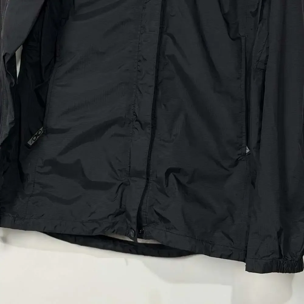 Marmot Women's Medium PreCip Eco Black Hooded Rain Jacket Shell